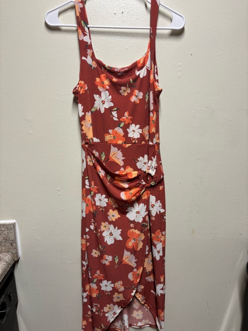 No boundaries floral wrap dress small - Picture 4 of 7